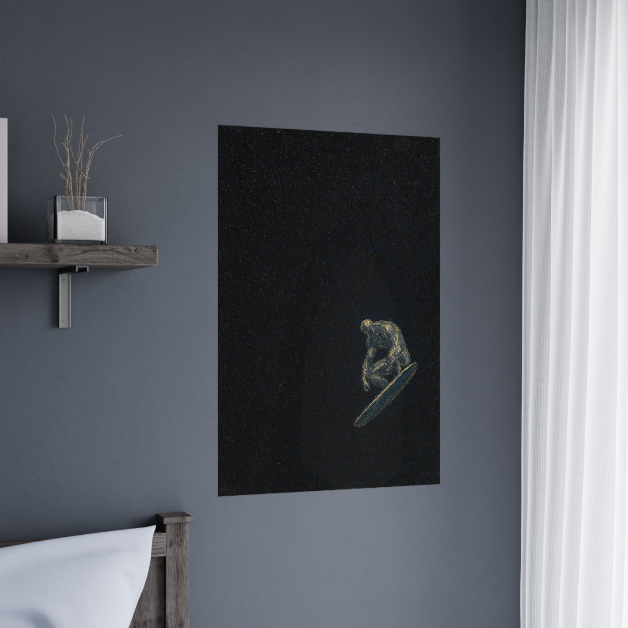 Silver Surfer Wall Art – Cosmic Superhero Poster | Marvel Inspired Space Decor