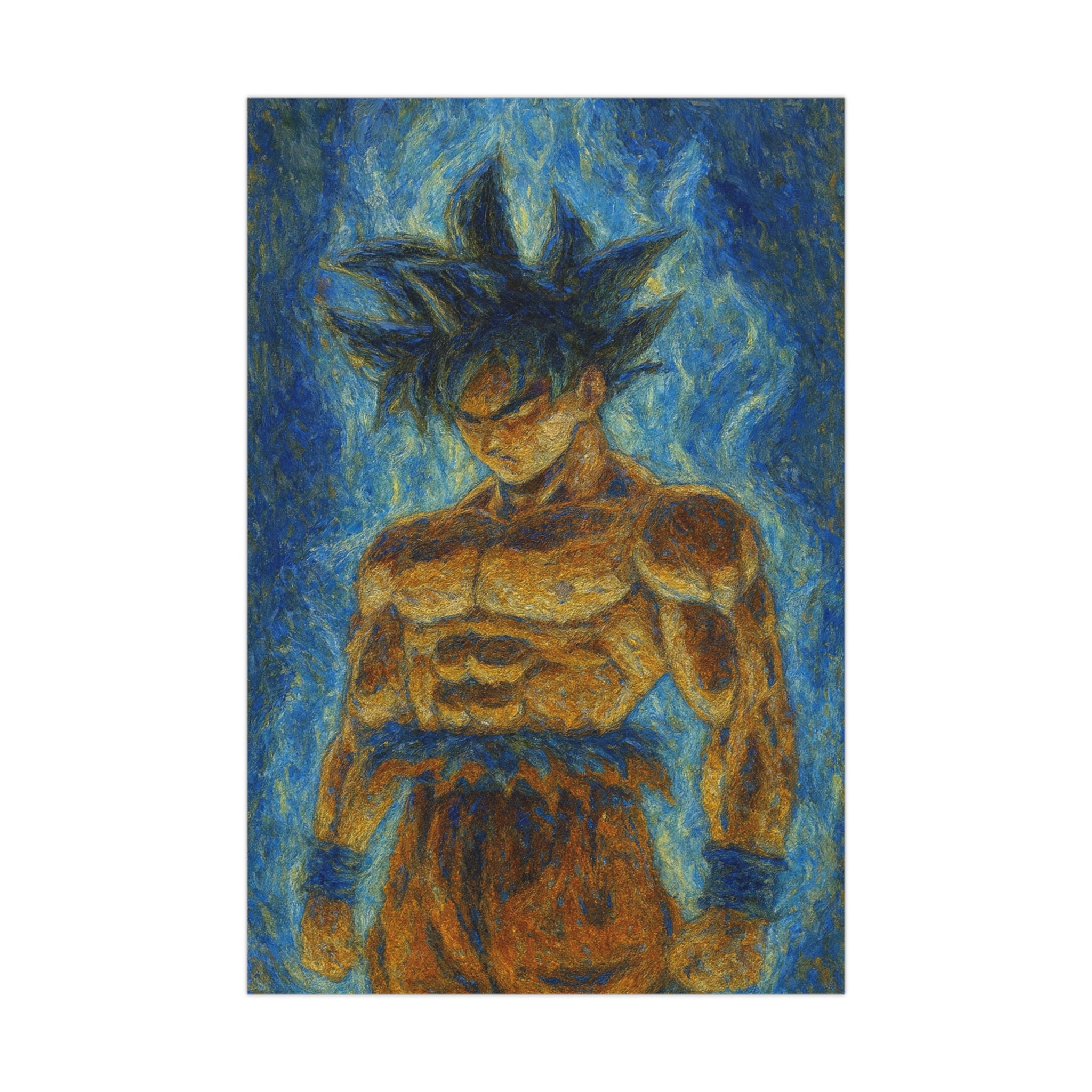 Ultra Instinct Saiyan Poster – Limit Break Wall Art | Dynamic Anime Canvas Print