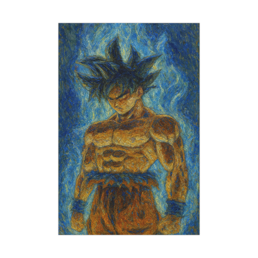 Ultra Instinct Saiyan Poster – Limit Break Wall Art | Dynamic Anime Canvas Print