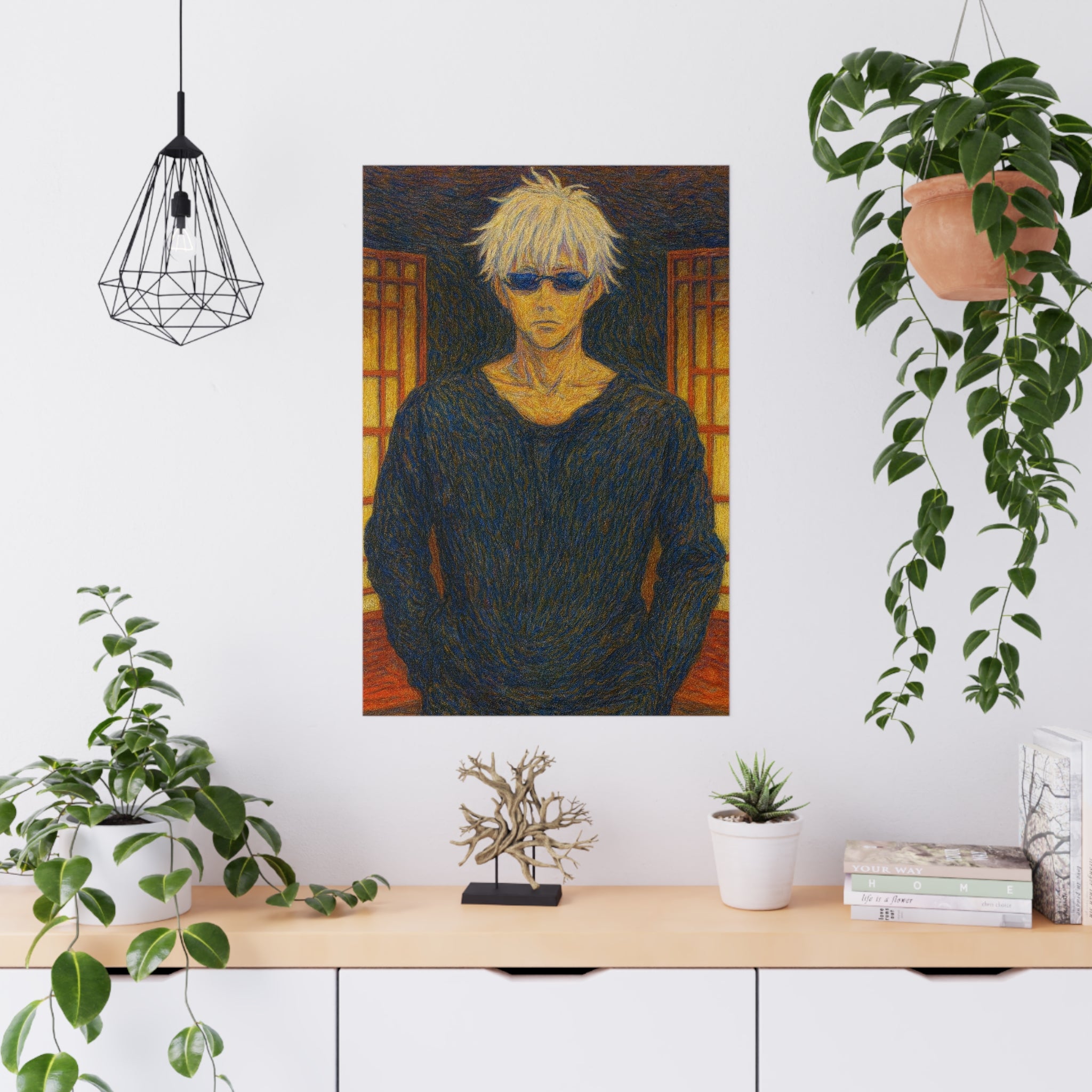 Satoru Gojo Poster – Jujutsu Kaisen Anime Wall Art Print | Otaku & Gaming Room Decor