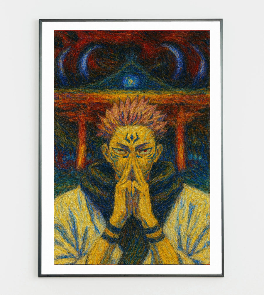 Ryomen Sukuna Poster – Jujutsu Kaisen Anime Wall Art | King of Curses Print