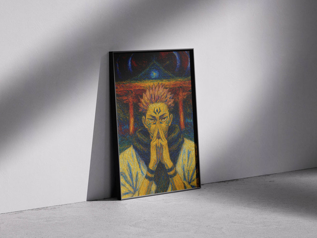 Ryomen Sukuna Poster – Jujutsu Kaisen Anime Wall Art | King of Curses Print