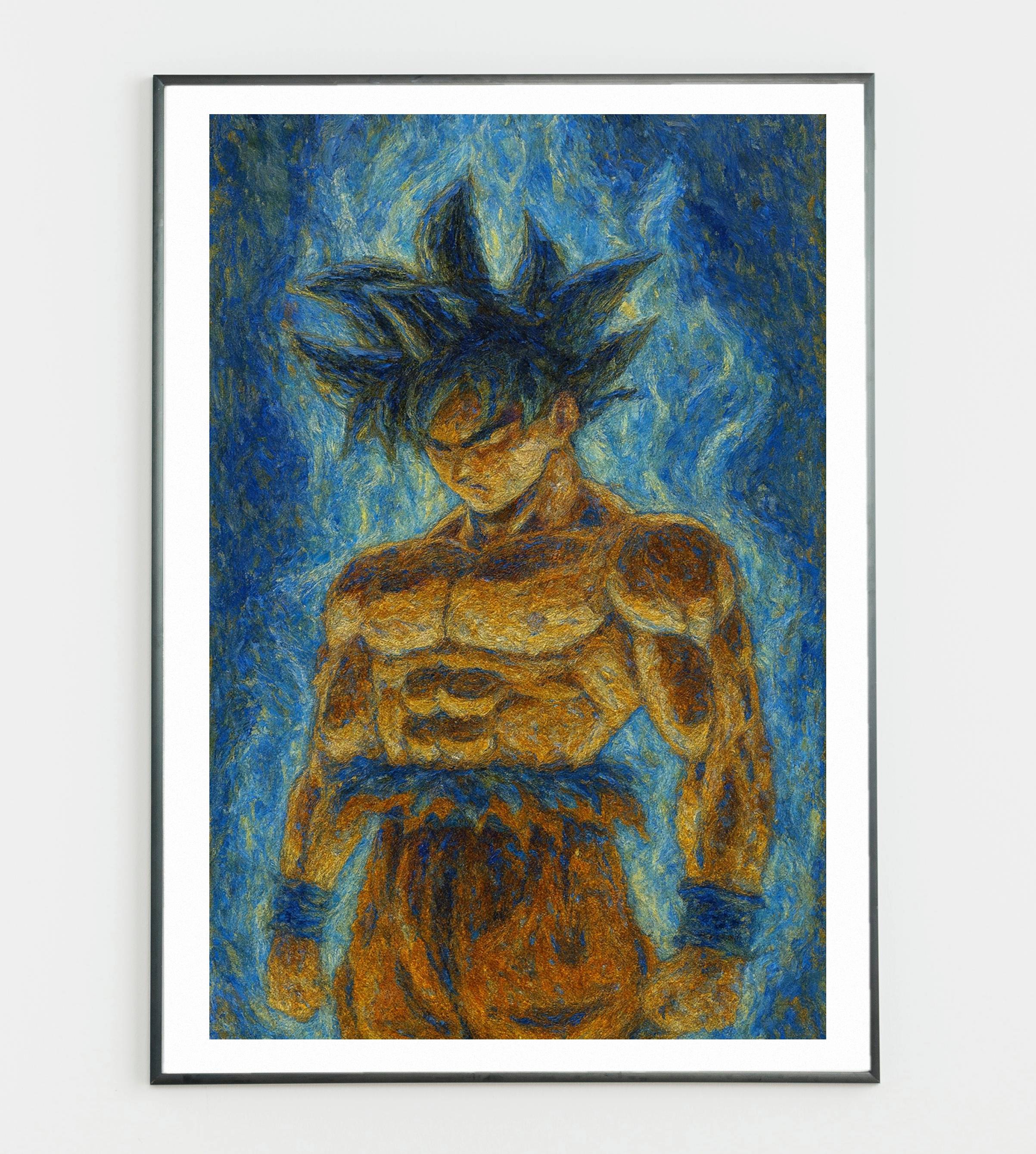 Ultra Instinct Saiyan Poster – Limit Break Wall Art | Dynamic Anime Canvas Print