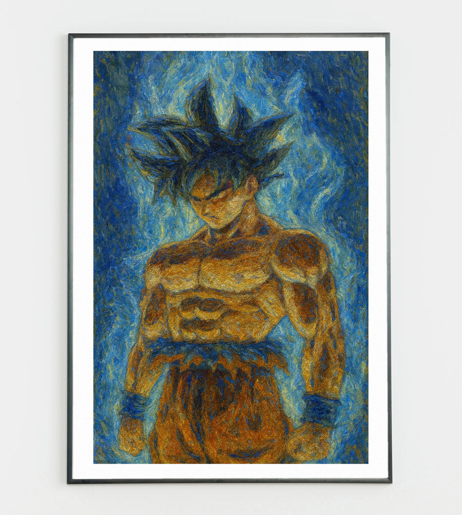 Ultra Instinct Saiyan Poster – Limit Break Wall Art | Dynamic Anime Canvas Print