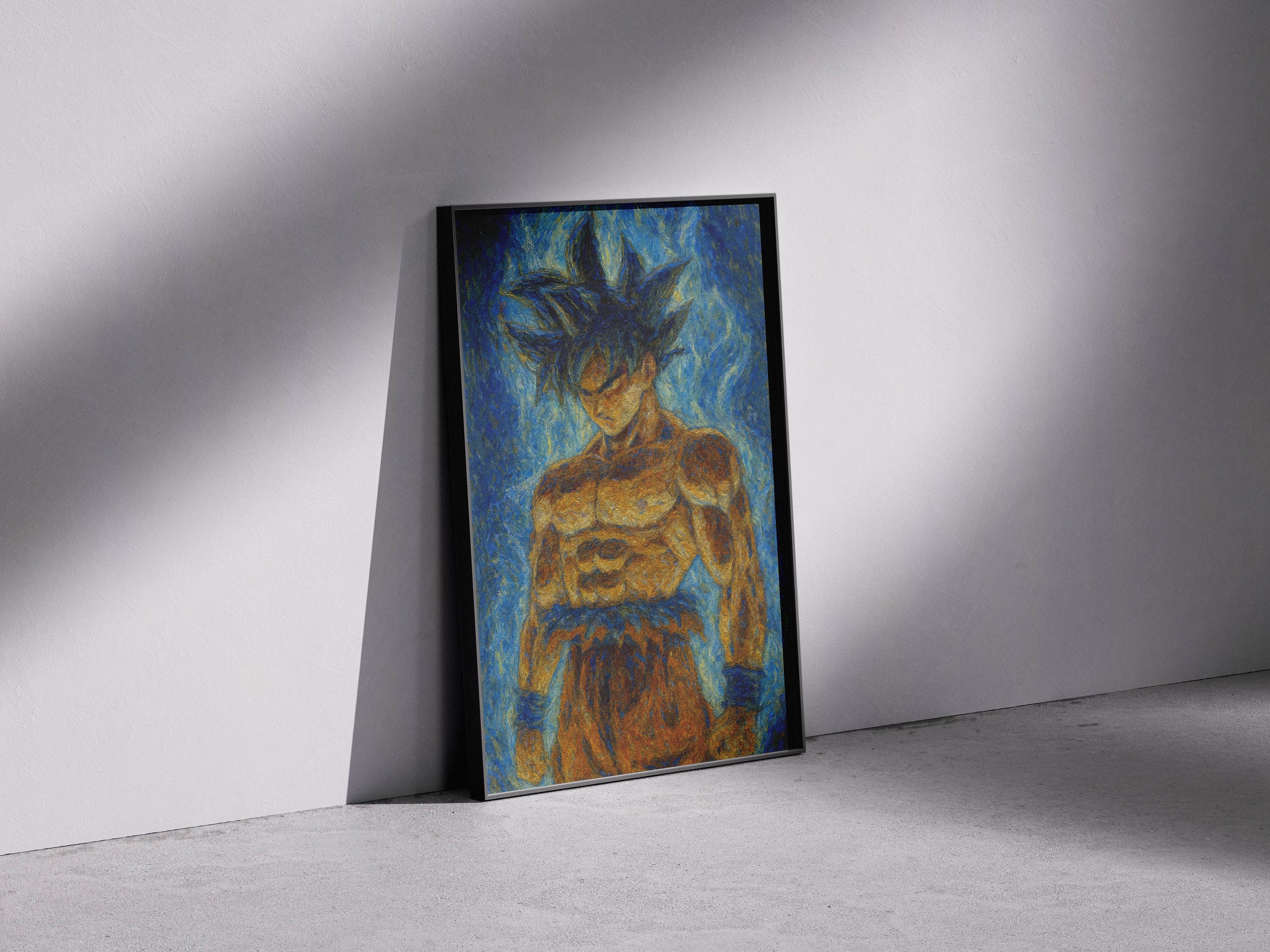 Ultra Instinct Saiyan Poster – Limit Break Wall Art | Dynamic Anime Canvas Print