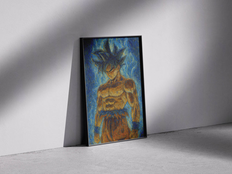Ultra Instinct Saiyan Poster – Limit Break Wall Art | Dynamic Anime Canvas Print